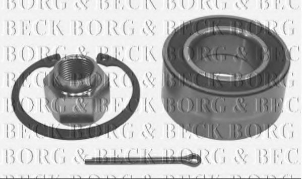 BORG & BECK BWK328 Комплект подшипника ступицы колеса для CITROËN AX (CитроËн Аx) BORG & BECK BWK328 Комплект подшипника ступицы колеса для CITROËN AX (CитроËн Аx)