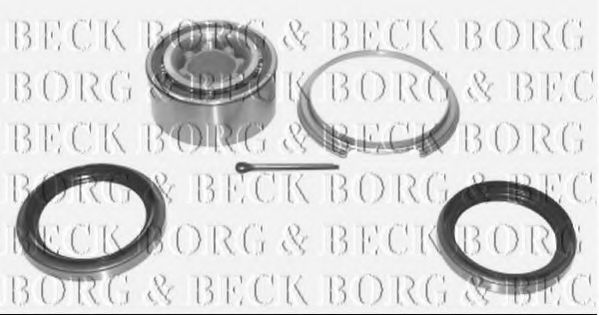 BORG & BECK BWK335 Комплект подшипника ступицы колеса для TOYOTA (Тойота/тоета) BORG & BECK BWK335 Комплект подшипника ступицы колеса для TOYOTA (Тойота/тоета)