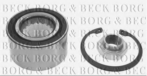 BORG & BECK BWK384 Комплект подшипника ступицы колеса для SKODA (Шкода) BORG & BECK BWK384 Комплект подшипника ступицы колеса для SKODA (Шкода)