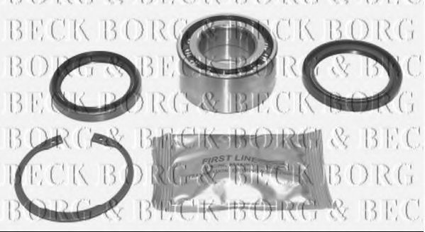 BORG & BECK BWK433 Комплект подшипника ступицы колеса для SUZUKI (Сузуки) BORG & BECK BWK433 Комплект подшипника ступицы колеса для SUZUKI (Сузуки)