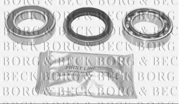BORG & BECK BWK446 Комплект подшипника ступицы колеса для SUZUKI (Сузуки) BORG & BECK BWK446 Комплект подшипника ступицы колеса для SUZUKI (Сузуки)