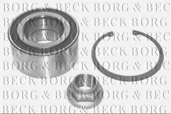 BORG & BECK BWK535 Комплект подшипника ступицы колеса для HONDA PRELUDE III (Хонда Прэлудэ 3) BORG & BECK BWK535 Комплект подшипника ступицы колеса для HONDA PRELUDE III (Хонда Прэлудэ 3)