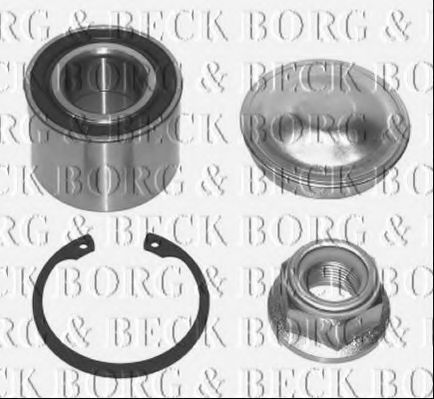 BORG & BECK BWK795 Комплект подшипника ступицы колеса для RENAULT (Рено) BORG & BECK BWK795 Комплект подшипника ступицы колеса для RENAULT (Рено)