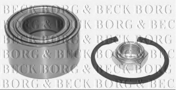 BORG & BECK BWK811 Комплект подшипника ступицы колеса для SKODA (Шкода) BORG & BECK BWK811 Комплект подшипника ступицы колеса для SKODA (Шкода)