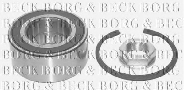 BORG & BECK BWK893 Комплект подшипника ступицы колеса для CITROëN (Cитроëн) BORG & BECK BWK893 Комплект подшипника ступицы колеса для CITROëN (Cитроëн)