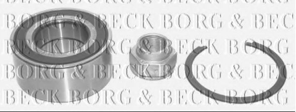 BORG & BECK BWK902 Комплект подшипника ступицы колеса для FIAT DOBLO (Фиат Добло) BORG & BECK BWK902 Комплект подшипника ступицы колеса для FIAT DOBLO (Фиат Добло)