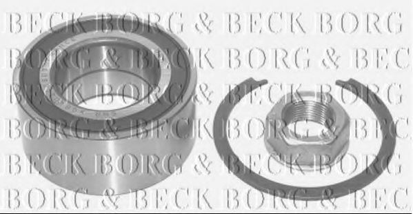 BORG & BECK BWK916 Комплект подшипника ступицы колеса для CITROËN C8 (CитроËн С8) BORG & BECK BWK916 Комплект подшипника ступицы колеса для CITROËN C8 (CитроËн С8)