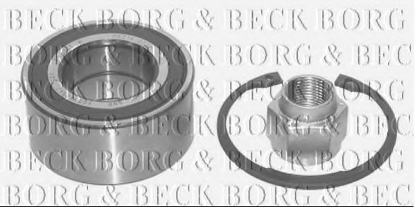 BORG & BECK BWK928 Комплект подшипника ступицы колеса для CITROËN C-ELYSEE (CитроËн С-элизе (Елесей)) BORG & BECK BWK928 Комплект подшипника ступицы колеса для CITROËN C-ELYSEE (CитроËн С-элизе (Елесей))