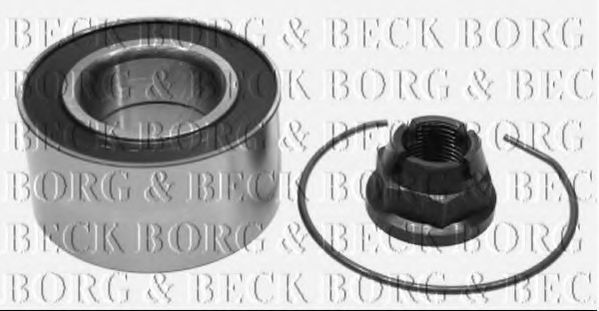 BORG & BECK BWK939 Комплект подшипника ступицы колеса для RENAULT (Рено) BORG & BECK BWK939 Комплект подшипника ступицы колеса для RENAULT (Рено)