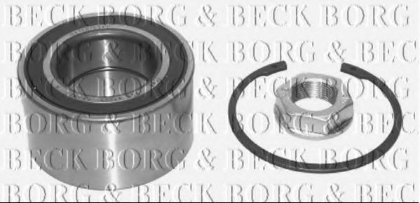 BORG & BECK BWK984 Комплект подшипника ступицы колеса для PEUGEOT 407 (Пежо 407) BORG & BECK BWK984 Комплект подшипника ступицы колеса для PEUGEOT 407 (Пежо 407)