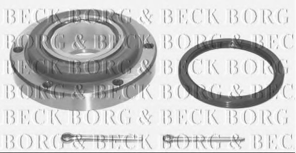 BORG & BECK BWK174 Комплект подшипника ступицы колеса 