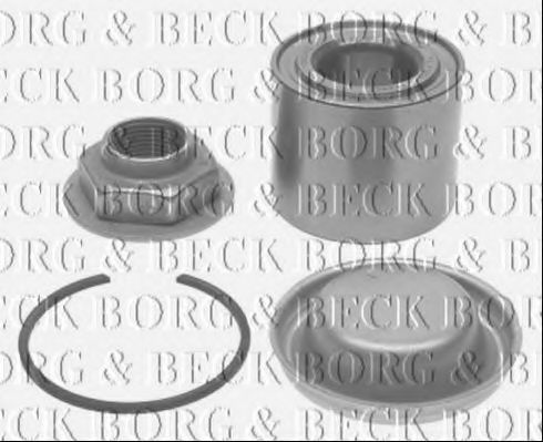 BORG & BECK BWK1107 Комплект подшипника ступицы колеса для CITROËN C-ELYSEE (CитроËн С-элизе (Елесей)) BORG & BECK BWK1107 Комплект подшипника ступицы колеса для CITROËN C-ELYSEE (CитроËн С-элизе (Елесей))