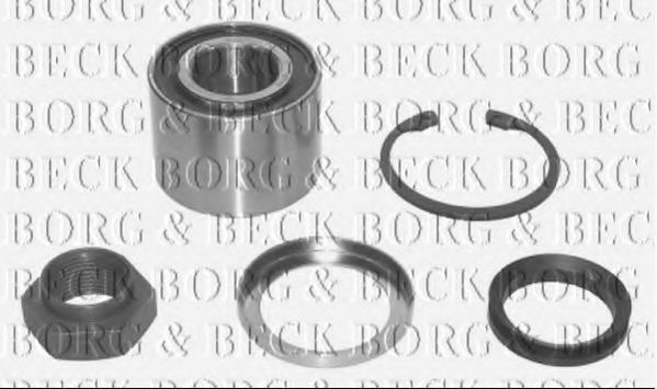 BORG & BECK BWK080 Комплект подшипника ступицы колеса для PEUGEOT (Пежо) BORG & BECK BWK080 Комплект подшипника ступицы колеса для PEUGEOT (Пежо)