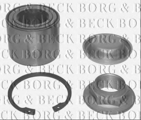 BORG & BECK BWK1072 Комплект подшипника ступицы колеса для PEUGEOT 207 (Пежо 207) BORG & BECK BWK1072 Комплект подшипника ступицы колеса для PEUGEOT 207 (Пежо 207)