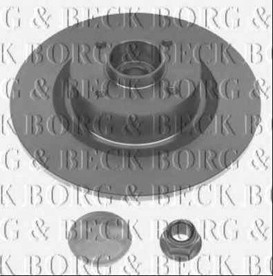 BORG & BECK BWK1075 Комплект подшипника ступицы колеса для RENAULT MEGANE II (Рено Меган 2) BORG & BECK BWK1075 Комплект подшипника ступицы колеса для RENAULT MEGANE II (Рено Меган 2)