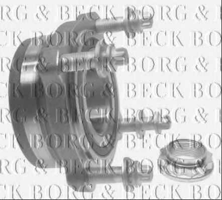 BORG & BECK BWK1148 Комплект подшипника ступицы колеса для BMW X5 (Бмв Х5) BORG & BECK BWK1148 Комплект подшипника ступицы колеса для BMW X5 (Бмв Х5)