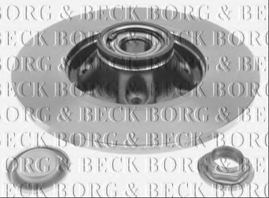 BORG & BECK BWK1152 Комплект подшипника ступицы колеса для PEUGEOT (Пежо) BORG & BECK BWK1152 Комплект подшипника ступицы колеса для PEUGEOT (Пежо)