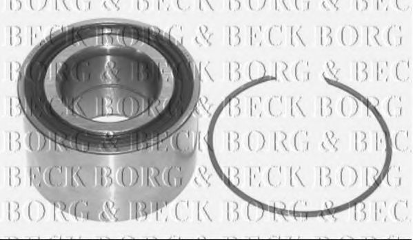 BORG & BECK BWK125 Комплект подшипника ступицы колеса 