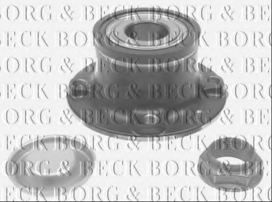 BORG & BECK BWK1252 Комплект подшипника ступицы колеса 