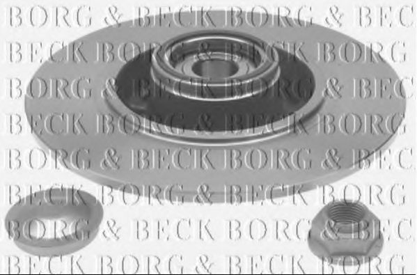 BORG & BECK BWK1261 Комплект подшипника ступицы колеса 