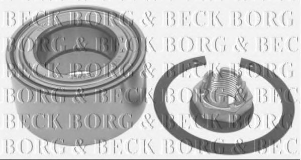 BORG & BECK BWK1267 Комплект подшипника ступицы колеса 