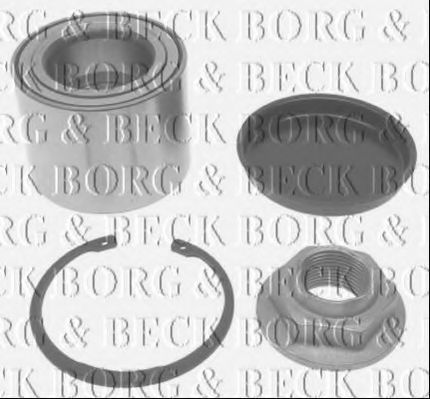 BORG & BECK BWK1269 Комплект подшипника ступицы колеса 