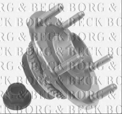 BORG & BECK BWK1280 Комплект подшипника ступицы колеса 