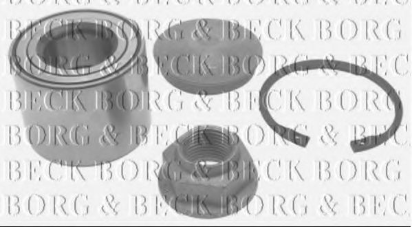 BORG & BECK BWK1282 Комплект подшипника ступицы колеса для RENAULT ZOE (Рено Зоэ) BORG & BECK BWK1282 Комплект подшипника ступицы колеса для RENAULT ZOE (Рено Зоэ)