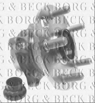 BORG & BECK BWK1284 Комплект подшипника ступицы колеса 