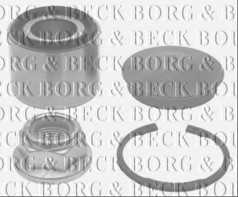 BORG & BECK BWK305 Комплект подшипника ступицы колеса для RENAULT (Рено) BORG & BECK BWK305 Комплект подшипника ступицы колеса для RENAULT (Рено)