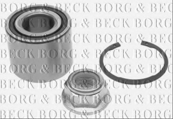 BORG & BECK BWK309 Комплект подшипника ступицы колеса для RENAULT KANGOO (Рено Кангу) BORG & BECK BWK309 Комплект подшипника ступицы колеса для RENAULT KANGOO (Рено Кангу)