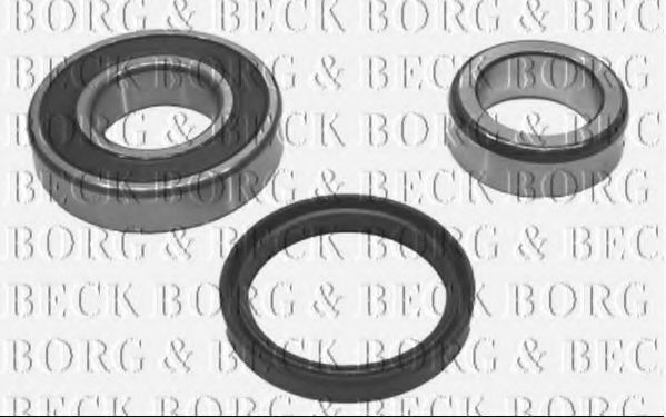 BORG & BECK BWK357 Комплект подшипника ступицы колеса для MITSUBISHI SAPPORO (Митсубиши/митсубиси Саппоро) BORG & BECK BWK357 Комплект подшипника ступицы колеса для MITSUBISHI SAPPORO (Митсубиши/митсубиси Саппоро)