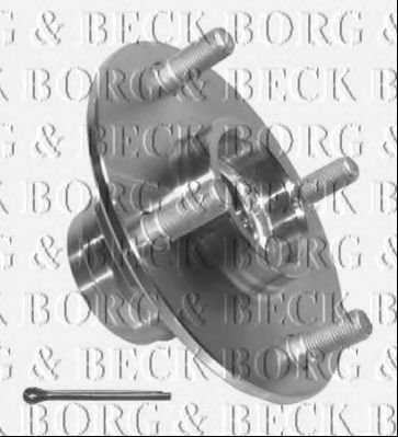 BORG & BECK BWK610 Комплект подшипника ступицы колеса для NISSAN PRIMERA (Ниссан Примера) BORG & BECK BWK610 Комплект подшипника ступицы колеса для NISSAN PRIMERA (Ниссан Примера)