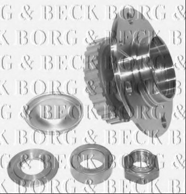 BORG & BECK BWK730 Комплект подшипника ступицы колеса для PEUGEOT (Пежо) BORG & BECK BWK730 Комплект подшипника ступицы колеса для PEUGEOT (Пежо)
