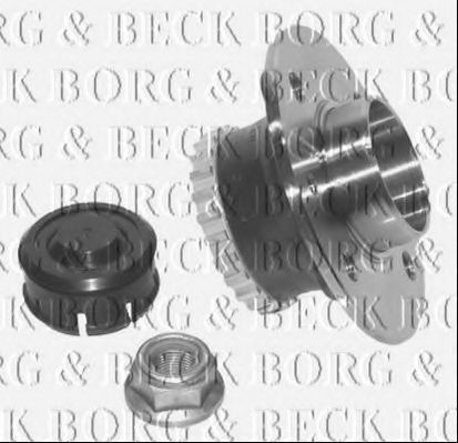 BORG & BECK BWK796 Комплект подшипника ступицы колеса для RENAULT KANGOO (Рено Кангу) BORG & BECK BWK796 Комплект подшипника ступицы колеса для RENAULT KANGOO (Рено Кангу)
