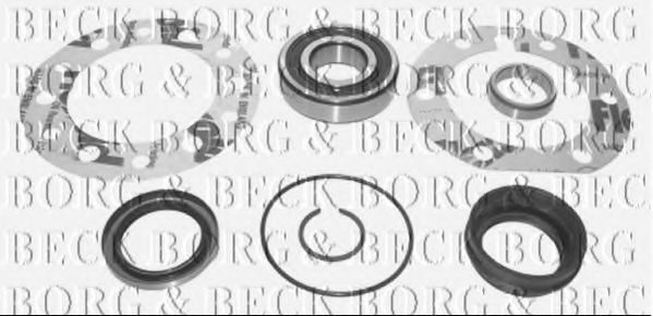 BORG & BECK BWK837 Комплект подшипника ступицы колеса для TOYOTA (Тойота/тоета) BORG & BECK BWK837 Комплект подшипника ступицы колеса для TOYOTA (Тойота/тоета)