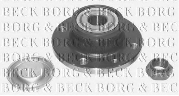 BORG & BECK BWK929 Комплект подшипника ступицы колеса для PEUGEOT (Пежо) BORG & BECK BWK929 Комплект подшипника ступицы колеса для PEUGEOT (Пежо)