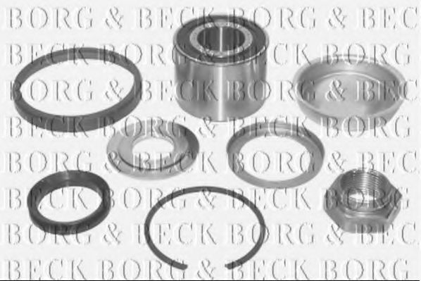 BORG & BECK BWK955 Комплект подшипника ступицы колеса для CITROëN (Cитроëн) BORG & BECK BWK955 Комплект подшипника ступицы колеса для CITROëN (Cитроëн)