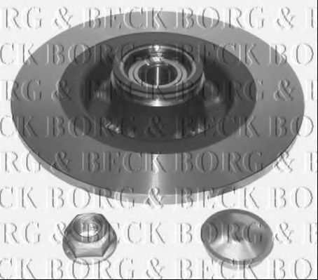 BORG & BECK BWK988 Комплект подшипника ступицы колеса для RENAULT (Рено) BORG & BECK BWK988 Комплект подшипника ступицы колеса для RENAULT (Рено)