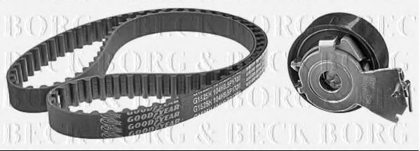 BORG & BECK BTK1013 Комплект ремня ГРМ для PEUGEOT 207 (Пежо 207) BORG & BECK BTK1013 Комплект ремня ГРМ для PEUGEOT 207 (Пежо 207)