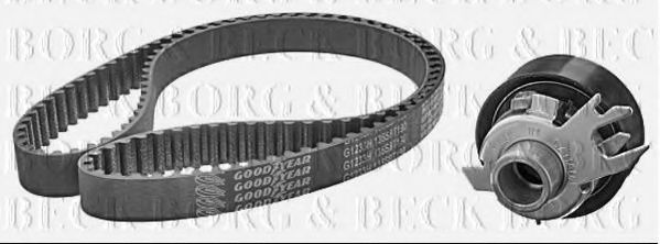 BORG & BECK BTK1022 Комплект ремня ГРМ для VOLKSWAGEN POLO (Фольксваген Поло) BORG & BECK BTK1022 Комплект ремня ГРМ для VOLKSWAGEN POLO (Фольксваген Поло)