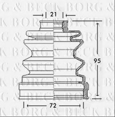 BORG & BECK BCB2546 Пыльник, приводной вал для MITSUBISHI ETERNA III (Митсубиши/митсубиси Этэрна 3) BORG & BECK BCB2546 Пыльник, приводной вал для MITSUBISHI ETERNA III (Митсубиши/митсубиси Этэрна 3)