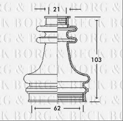 BORG & BECK BCB2670 Пыльник, приводной вал для PEUGEOT 309 II (Пежо 309 2) BORG & BECK BCB2670 Пыльник, приводной вал для PEUGEOT 309 II (Пежо 309 2)