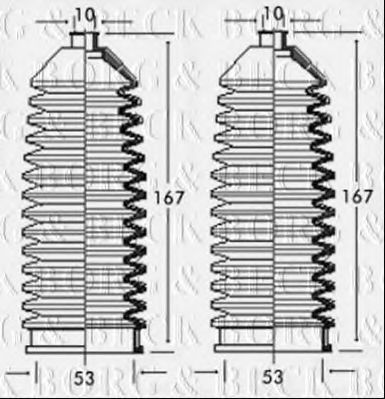 BORG & BECK BSG3177 Пыльник, рулевое управление для FIAT BARCHETTA (Фиат Барчэтта) BORG & BECK BSG3177 Пыльник, рулевое управление для FIAT BARCHETTA (Фиат Барчэтта)