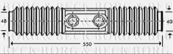 BORG & BECK BSG3212 Пыльник, рулевое управление для AUDI 100 (Ауди 100) BORG & BECK BSG3212 Пыльник, рулевое управление для AUDI 100 (Ауди 100)