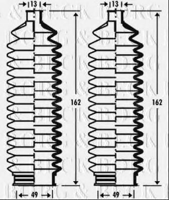 BORG & BECK BSG3285 Пыльник, рулевое управление для DAEWOO TACUMA (Дэу Таcума) BORG & BECK BSG3285 Пыльник, рулевое управление для DAEWOO TACUMA (Дэу Таcума)
