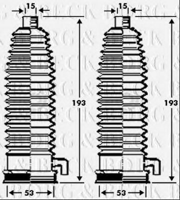 BORG & BECK BSG3298 Пыльник, рулевое управление для FORD FOCUS II (Форд Фокус 2) BORG & BECK BSG3298 Пыльник, рулевое управление для FORD FOCUS II (Форд Фокус 2)