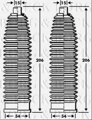 BORG & BECK BSG3299 Пыльник, рулевое управление для VOLVO S40 II (Вольво S40 2) BORG & BECK BSG3299 Пыльник, рулевое управление для VOLVO S40 II (Вольво S40 2)