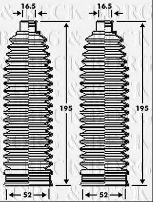 BORG & BECK BSG3300 Пыльник, рулевое управление для LAND ROVER FREELANDER 2 (Ленд ровер/лэнд ровер Фриландер 2) BORG & BECK BSG3300 Пыльник, рулевое управление для LAND ROVER FREELANDER 2 (Ленд ровер/лэнд ровер Фриландер 2)