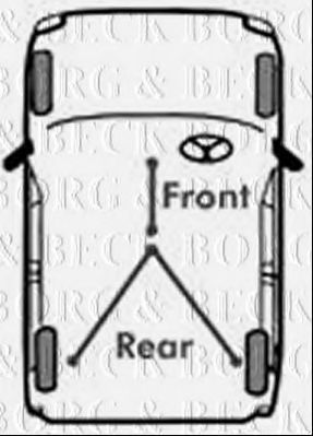BORG & BECK BKB1329 Трос, стояночная тормозная система для FIAT DUCATO (Фиат Дукато) BORG & BECK BKB1329 Трос, стояночная тормозная система для FIAT DUCATO (Фиат Дукато)